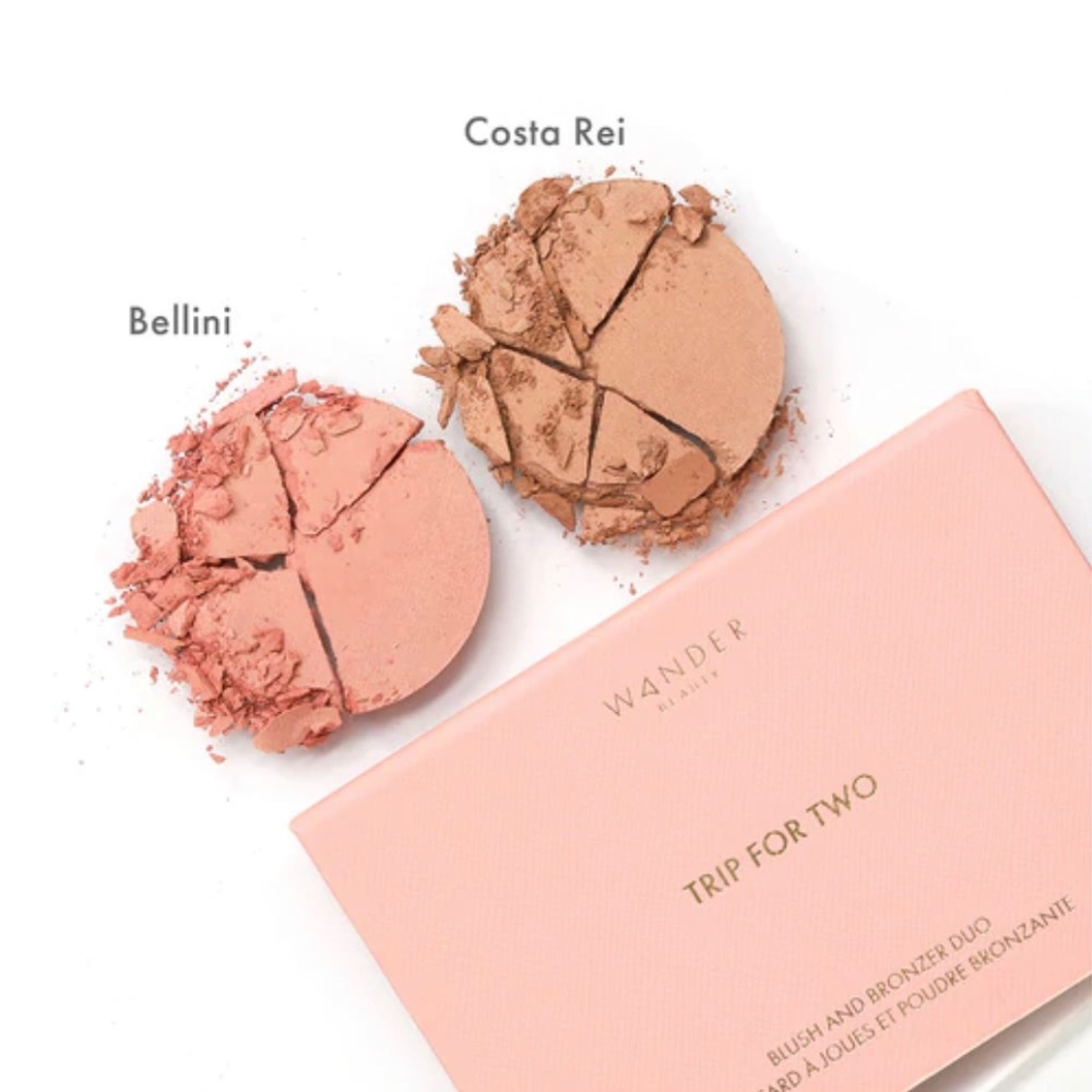 Wander beauty “TRIP FOR TWO”  blush & bronzer duo